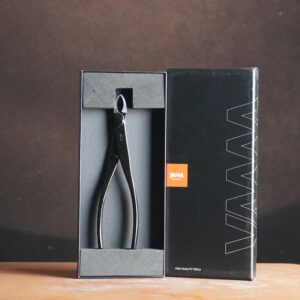 Small Black Steel Concave Cutter (Bonsai Grade) | 17,5 cm | Yama Tools